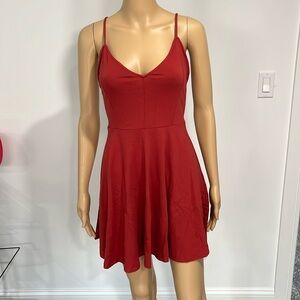 Sleeveless, open back dress